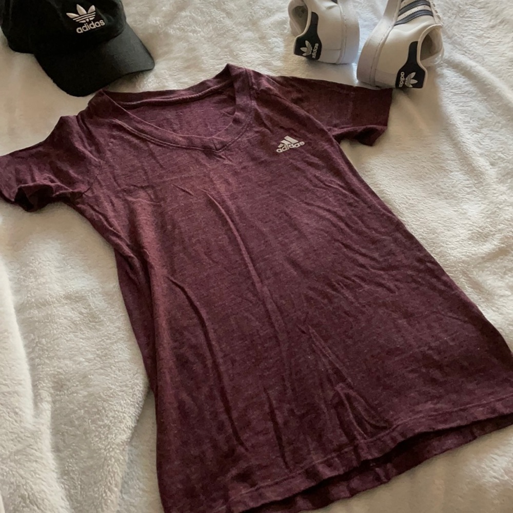 Adidas ultimate 2.0 T-shirt in maroon